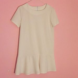 White drop waist dress!